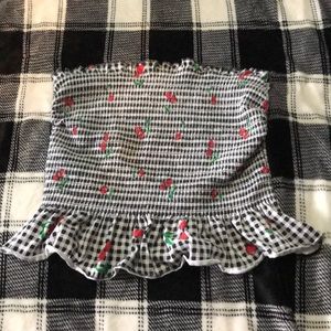 Cherry tube top